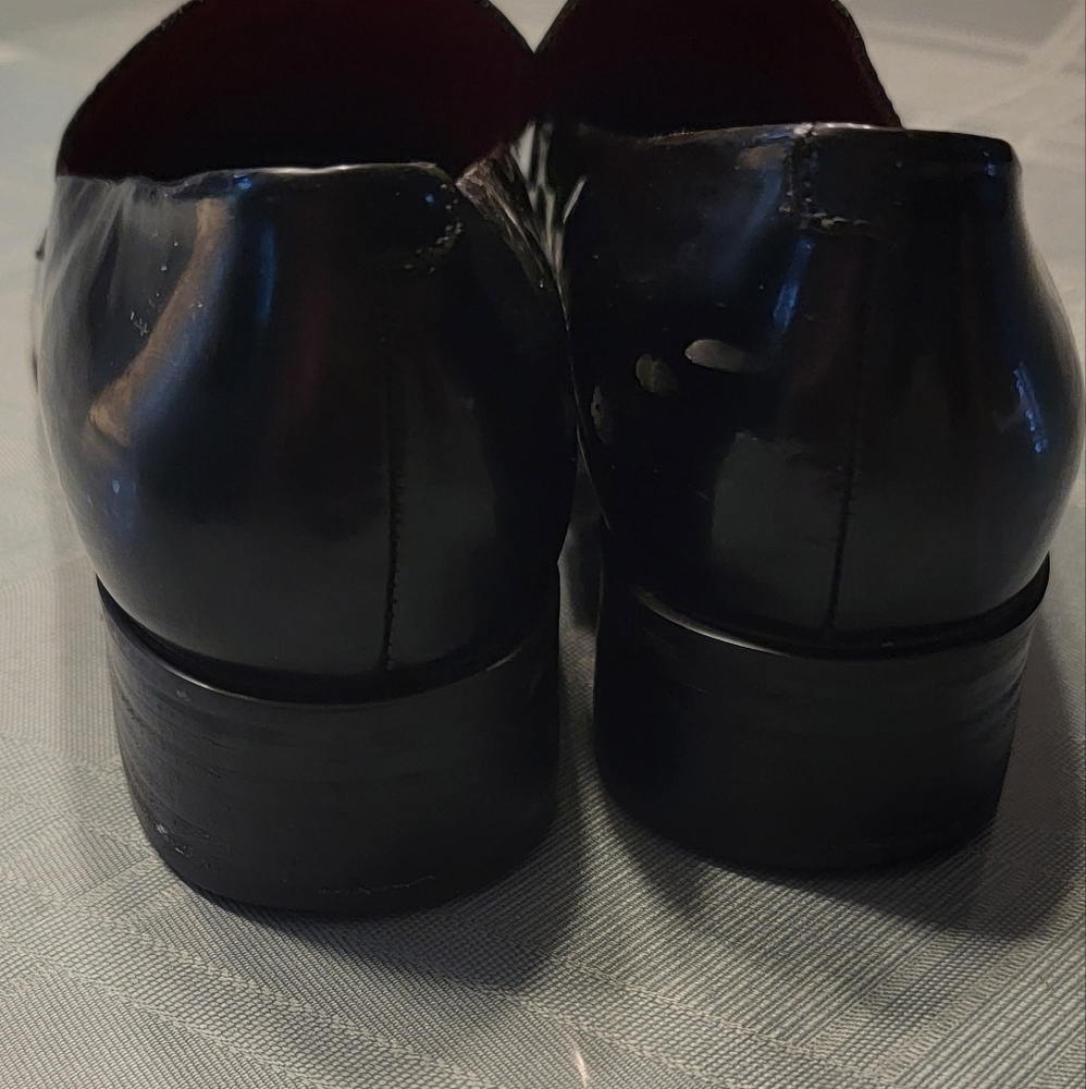 2 pairs for price of 1! Blk Patent leather Franco Sarto loafers/Blk Mary Janes! - Picture 5 of 10